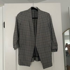 Babaton power blazer, plaid